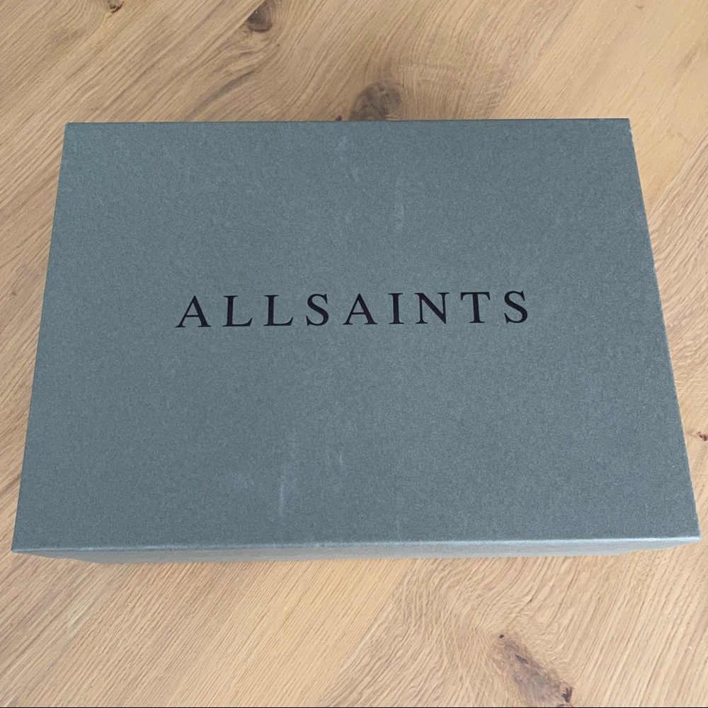 All Saints Moth Boots in Dark Taupe - Picture 6 of 7